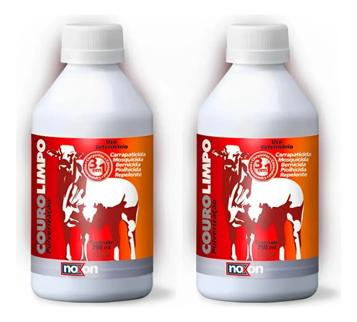 Kit 2 Unidades - Couro Limpo Pulverização 250ml Noxon