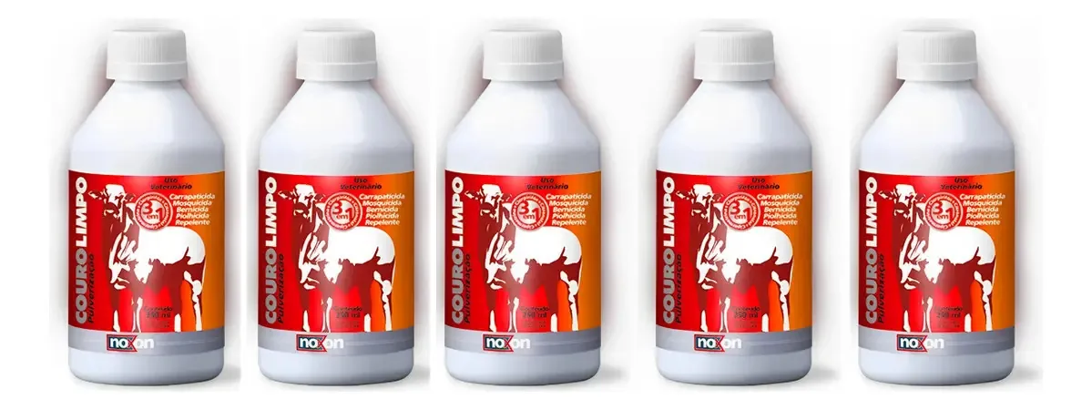 Kit 5 Unidades - Couro Limpo Pulverização 250ml Noxon
