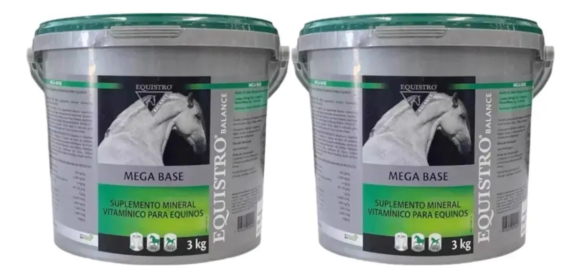 Equistro Mega Base Suplemento Pó Vetoquinol 2x3kg Cavalos