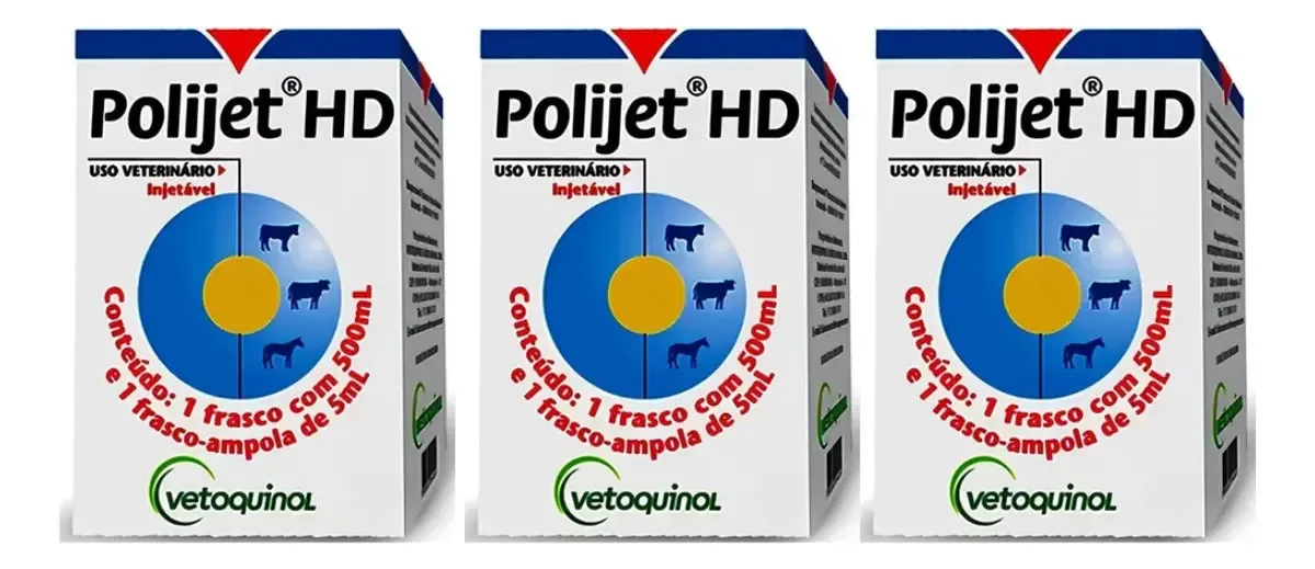 Kit 3 Unidades - Polijet Hd 500ml