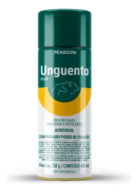Kit 2 Unguento Spray Pearson Plus Aerosol 400ml Cicatrizante Para Cavalos