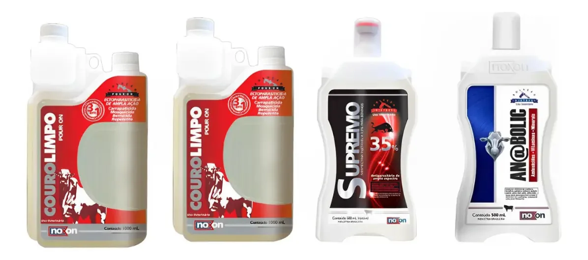 Noxon Kit Supremo 500ml Anabolic 500ml 2 Couro Limpo Bovinos