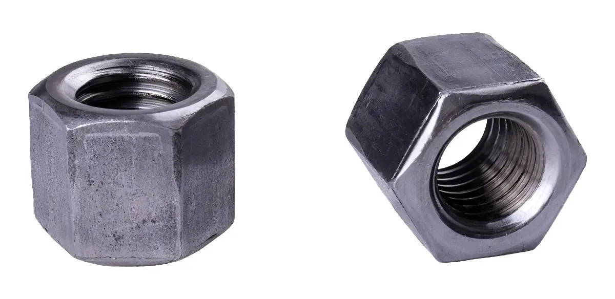 Porca Sextavada Dupla Polida Rosca Grossa 14mm - 20 Pcs