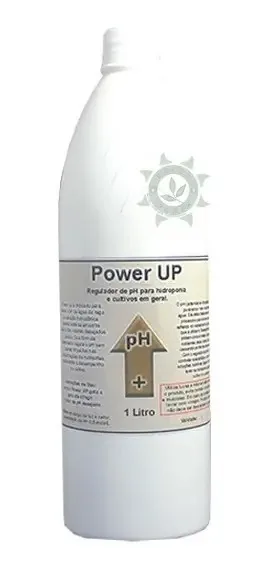 Regulador de pH Power Up 1L Hidroponia Cultivo Indoor e Jardins