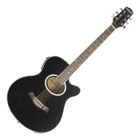 Guitarra E/A Freeman FRA95scet Bk Metal
