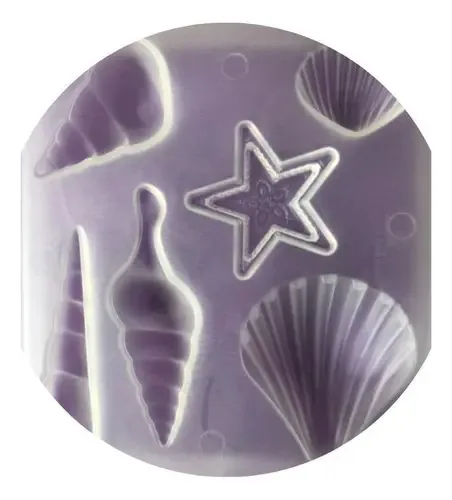 Molde De Silicone Conchas Do Fundo Do Mar