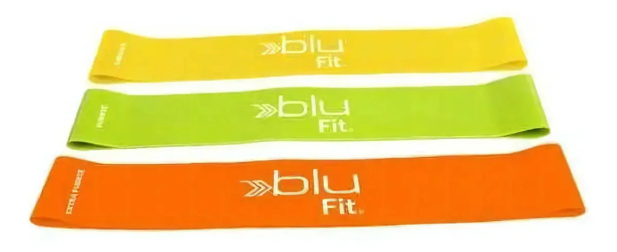 Conjunto de faixas elásticas Blu Fit Loop de 3 unidades