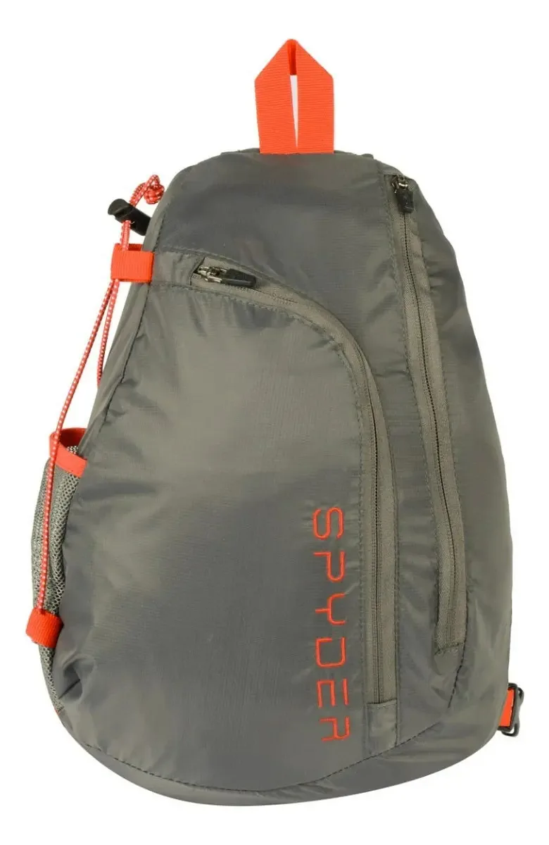 Mochila Spyder Cross Mochila cinza ao ar livre