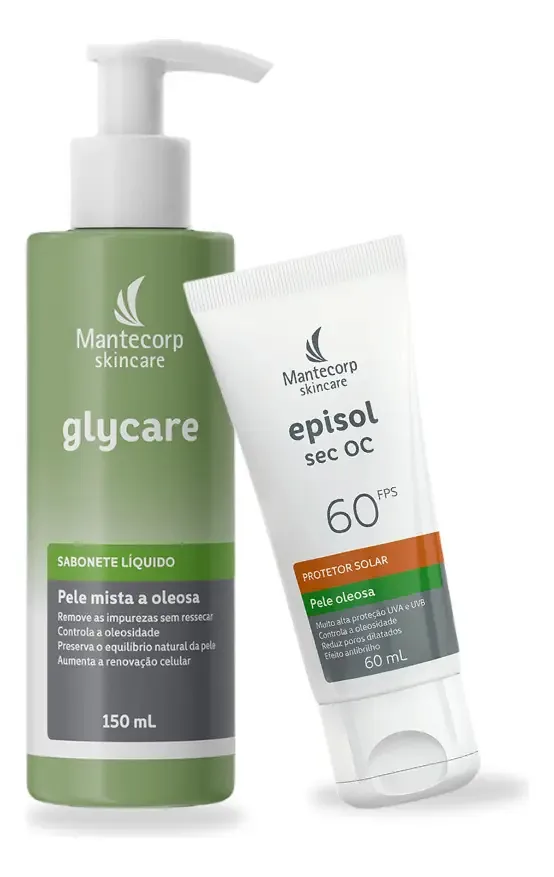 Kit Mantecorp Episol Sec Oc Fps 60 Protetor Solar 60g Mais Kit Mais