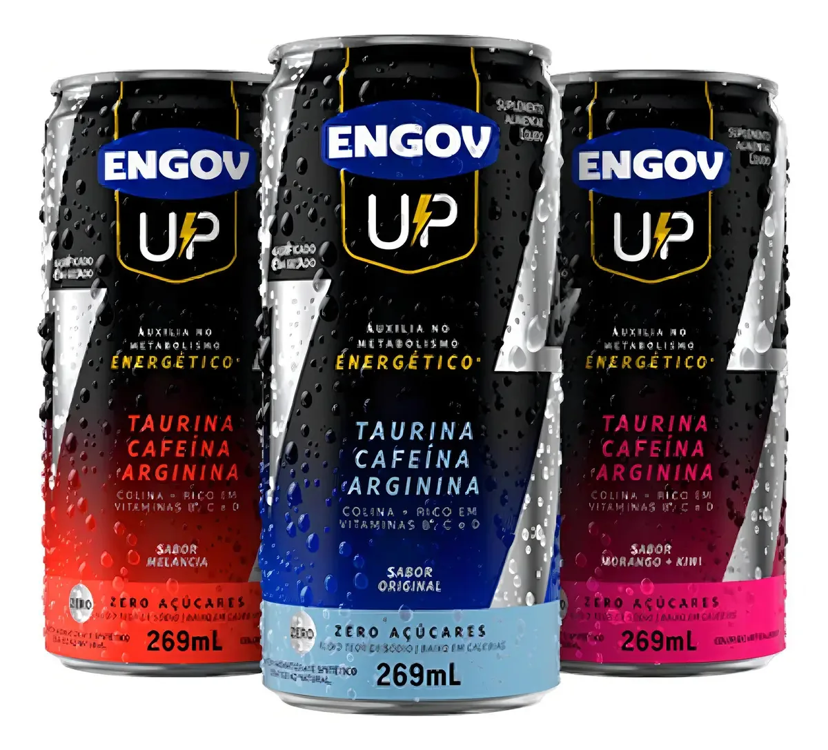 Kit 03 Sabores Energético Engov Up