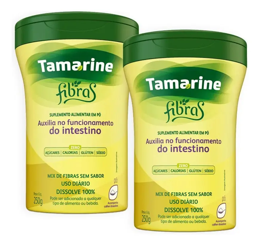 Kit Tamarine Fibras Pó Pote