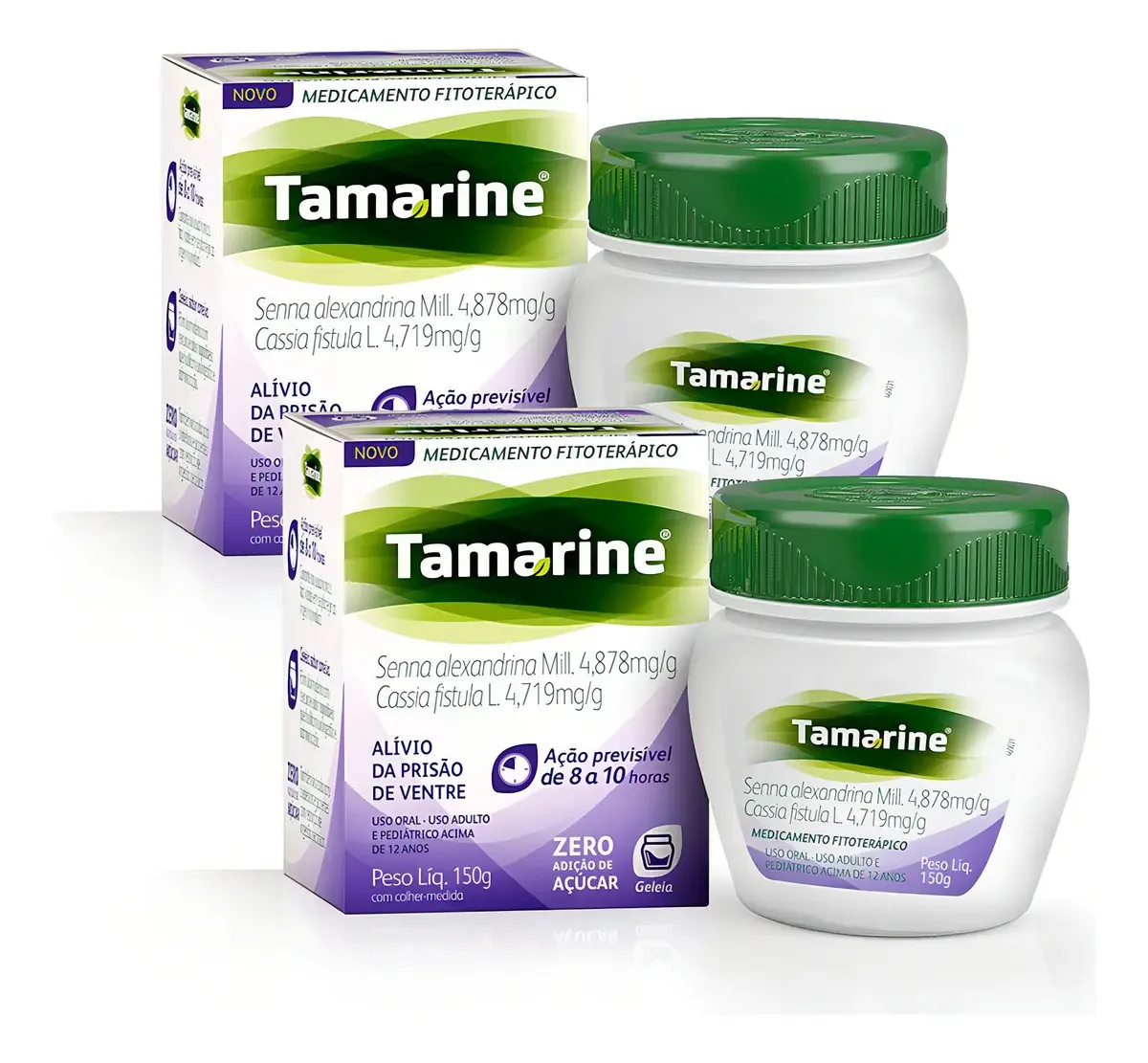 Kit Tamarine Geléia Zero Açucar 150g