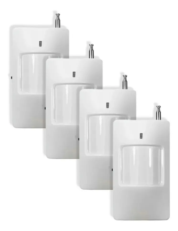 Pacote de sensores de movimento de alarme GSM, 4 unidades, 433 Mhz