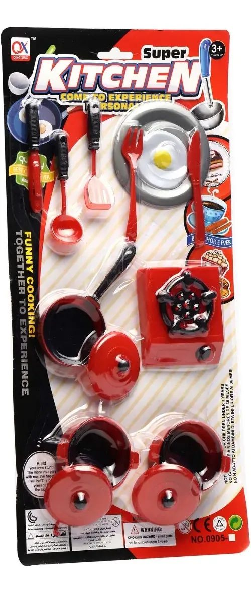 Cozinha de brinquedos vermelha CAMP EXPRESS RK40393