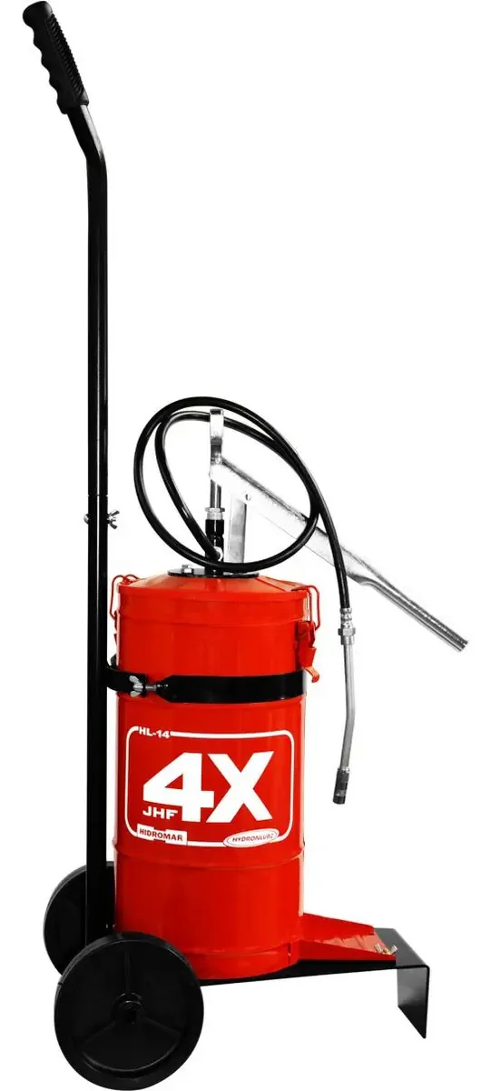 Engraxadeira Manual De Balde 14 Kg Hidromar Com Carrinho