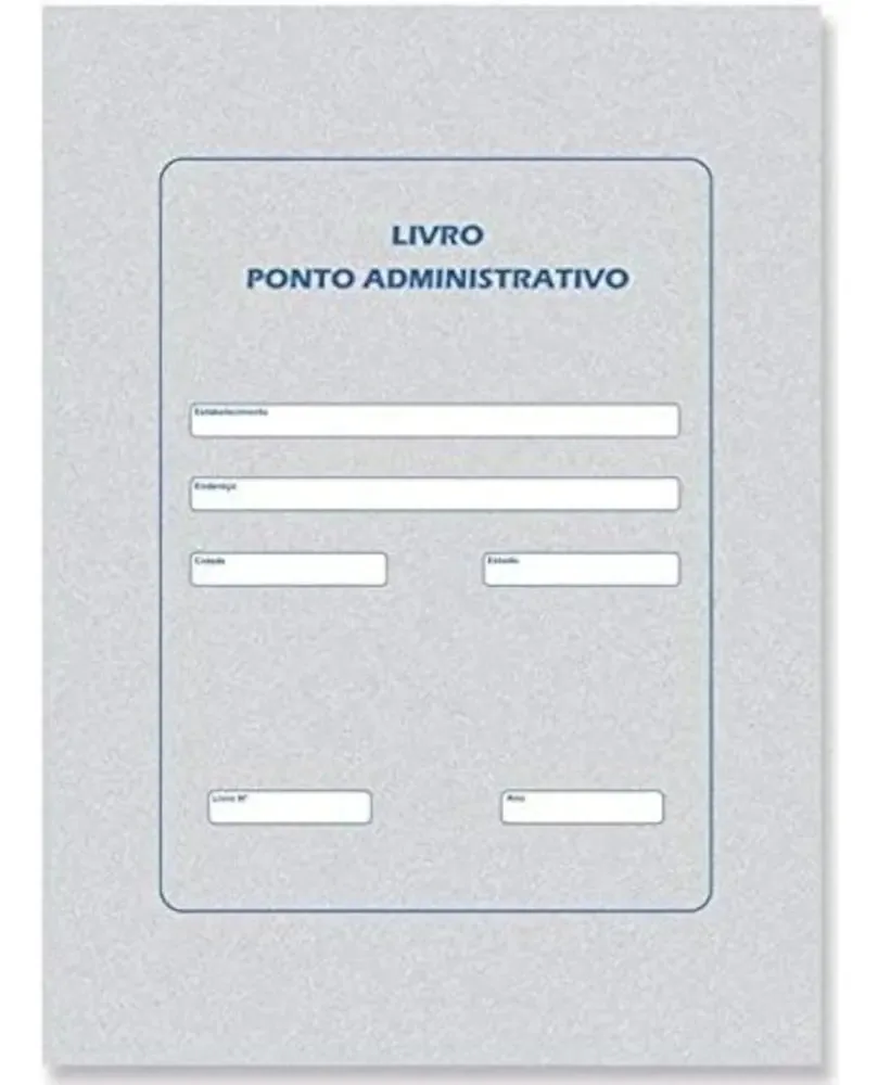 Livro Ponto Administrativo 5 Unidades - Unica Grafica