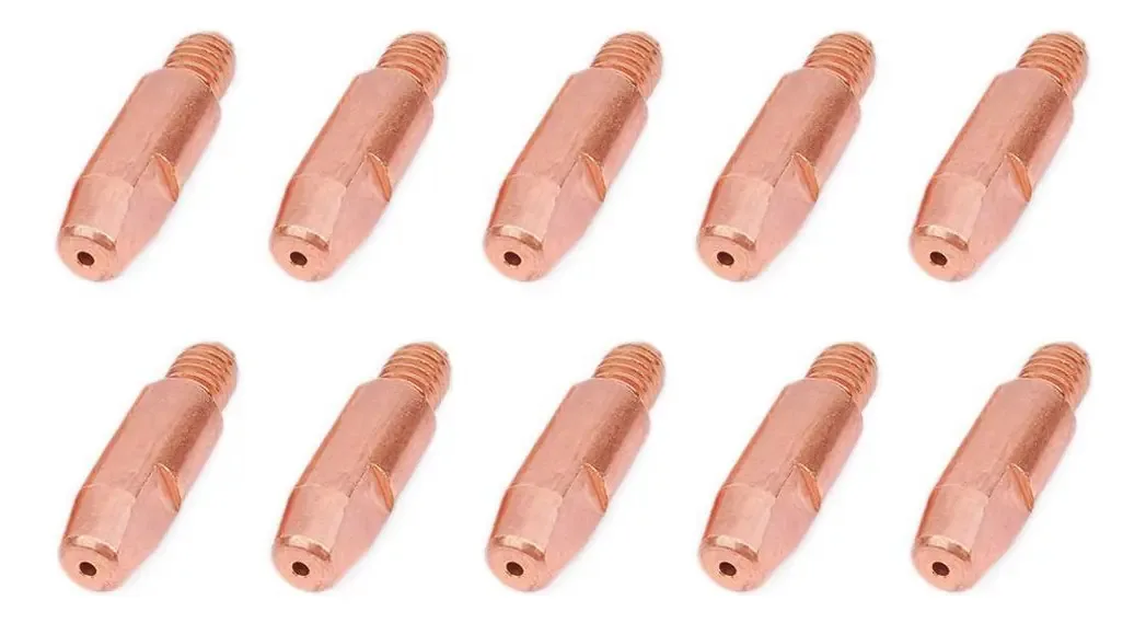 Bico Contato Mig Binzel 24kd M6 28mm - Kit 10 Unidades