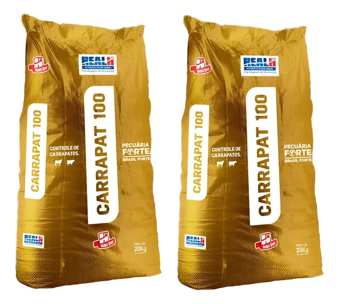 Kit 2 Homeopatico Carrapat 100 20kg Real H Carrapato/bovinos