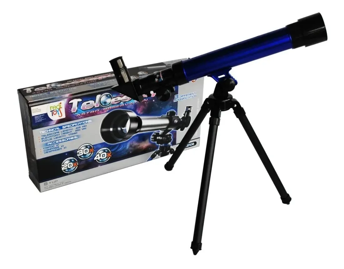 Conjunto de telescópios Super Nova, cor azul