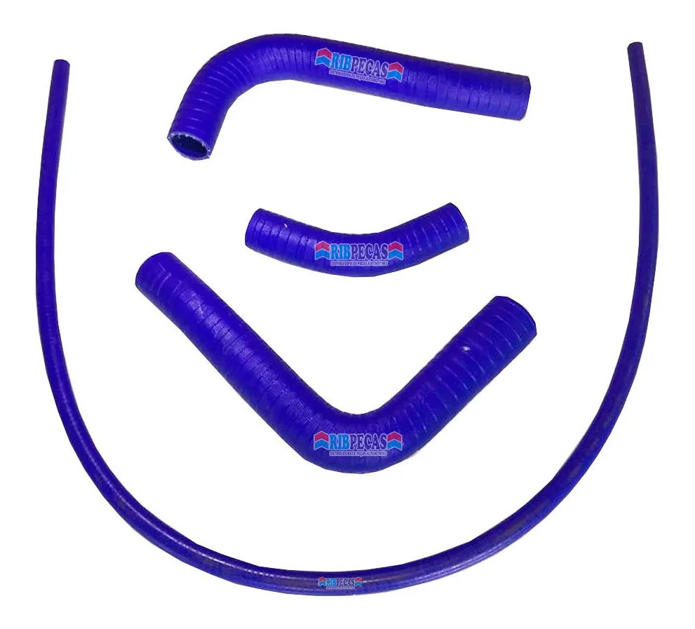 Kit Mangueiras Água Silicone Do Radiador Fiat 147