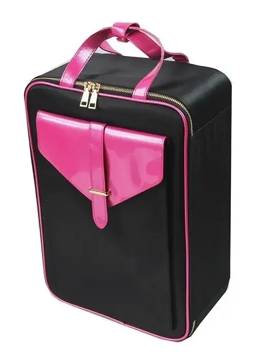 Mochila organizadora de maquiagem e maquiagem Caobamakeup
