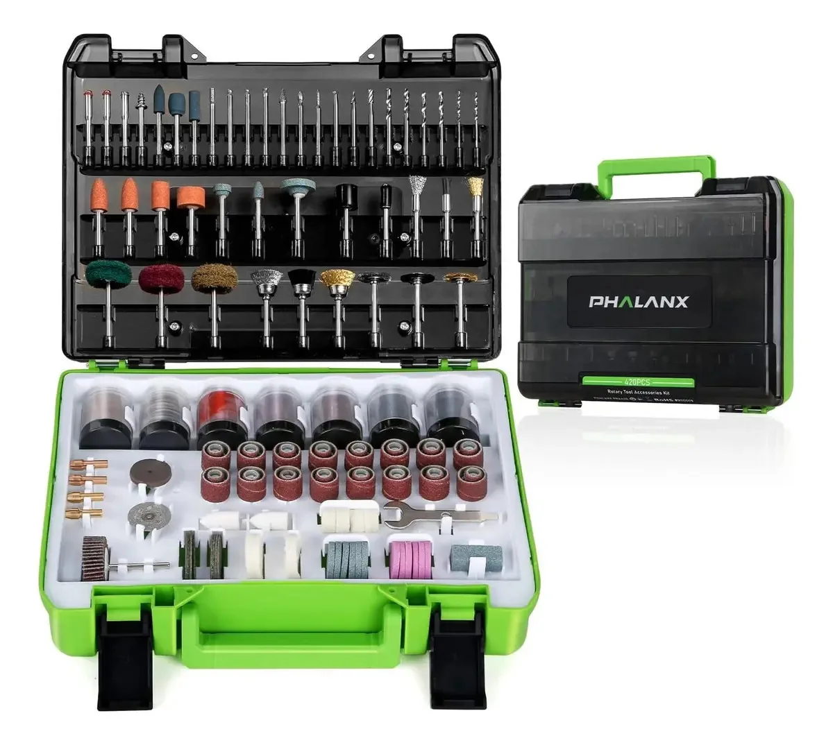Kit de acessórios para ferramentas rotativas Phalange, kit