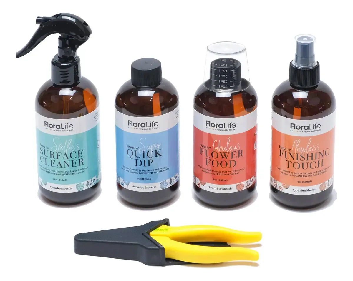 Kit de cuidados com flores recém-cortadas Floralife - Ese Kit