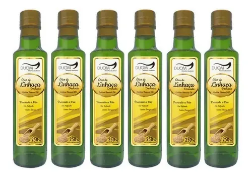 Kit 6 Und Óleo De Linhaça Dourada 250ml