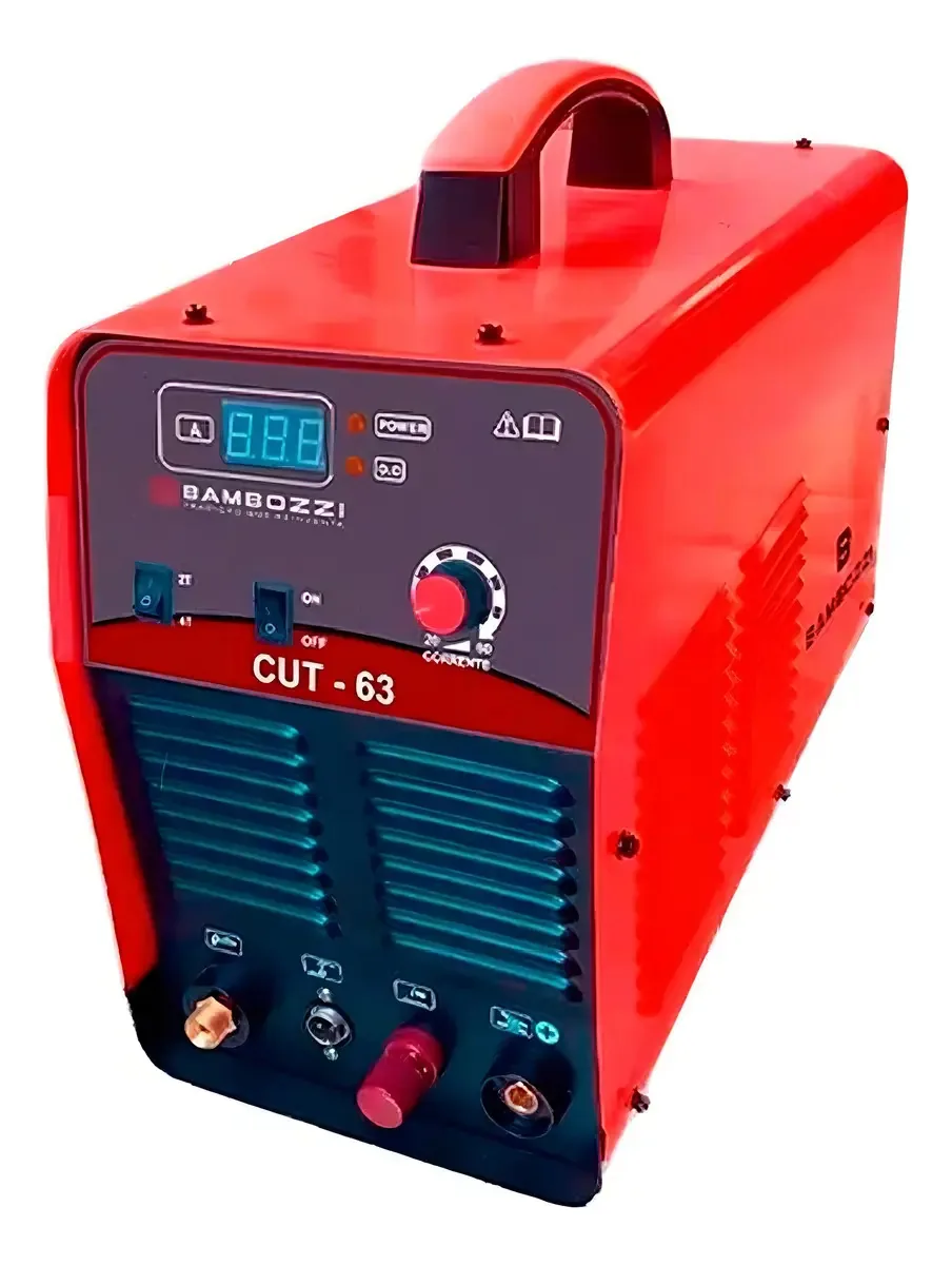 Máquina Corte Plasma Bambozzi Cut 63 220V 19mm com Tocha e Protetor Térmico