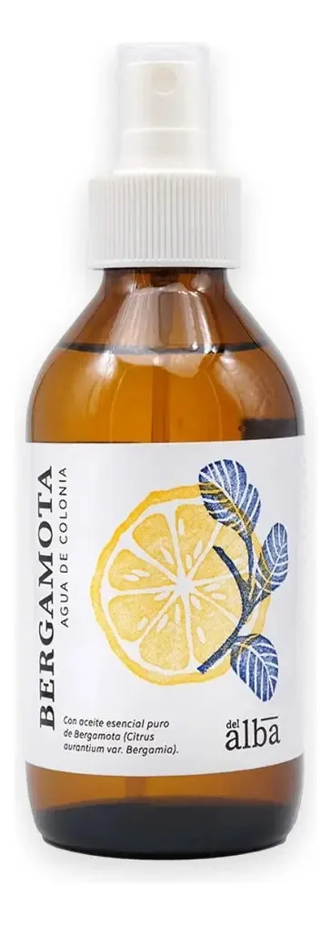 Agua Colonia Bergamota 200ml Apicola Del Alba Aromaterapia
