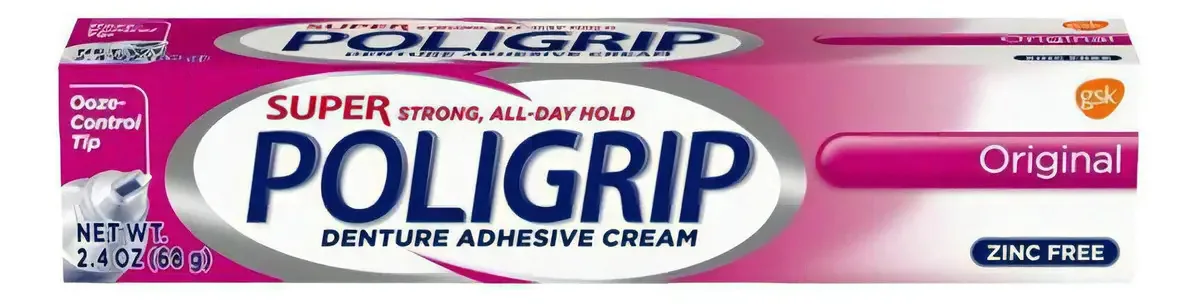 Poligrip Creme Adesivo Para Próteses Dentárias - 68 Gramas