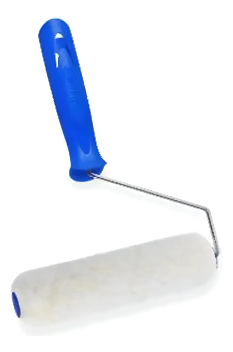 Pack 4 Rolos de Lã Tigre de 15cm Com Suporte Para Pintura