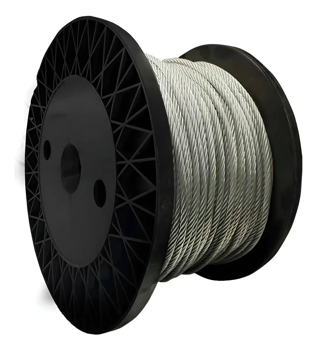 Cabo De Aço 4,8mm 3/16 100 Metros Af Galvanizado Trançado