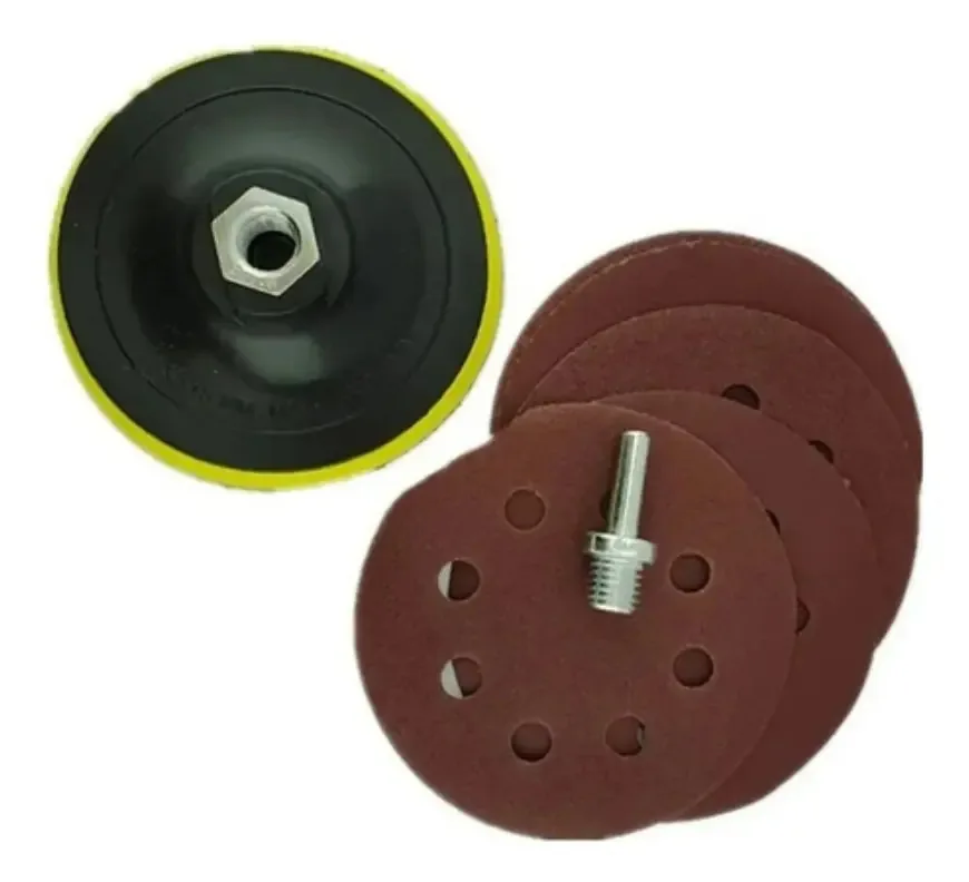 Kit de acessórios para polir 180 mm e 7 polegadas com adaptador Tmk