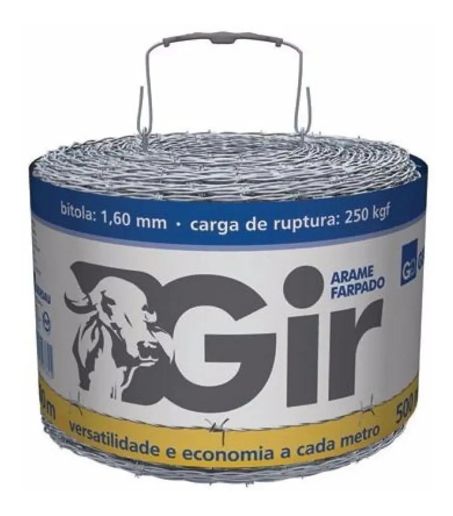 Arame Farpado Gir 1,6mm 250mts Gerdau