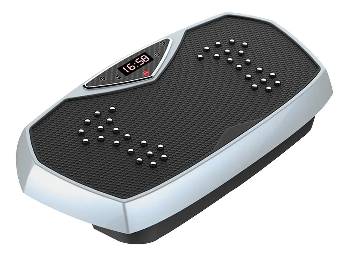 Plataforma vibratória Pro com tela LED colorida 1037050 - cinza
