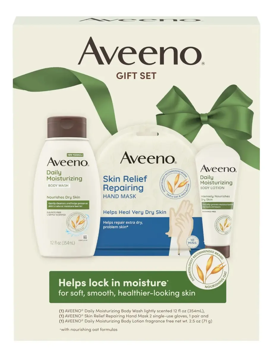 Conjunto de Cuidados com a Pele Aveeno Daily Moistu