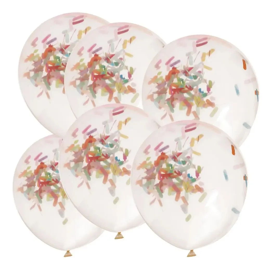 Balões de confete Happy Paper Balão de confete inflado 30cm