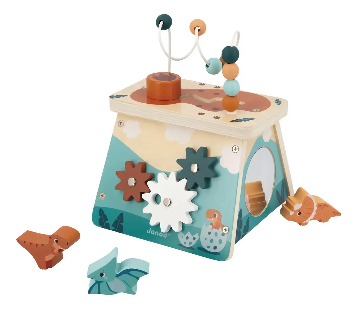 Brinquedo Multividades Educativo Dinossauro Janod