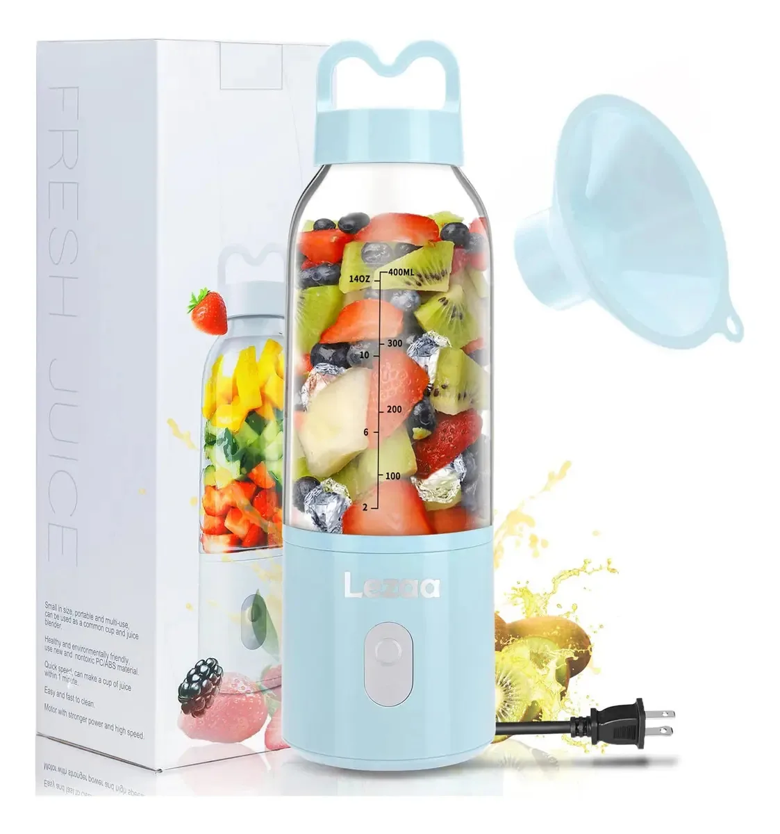 Liquidificador De Smoothie, Liquidificador Pessoal Com Funil