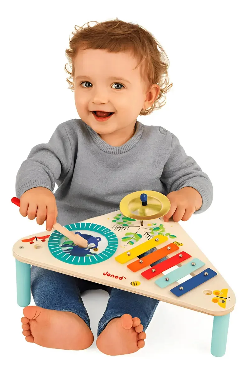 Brinquedo Mesa Musical Infantil Janod Xilofone Educativo