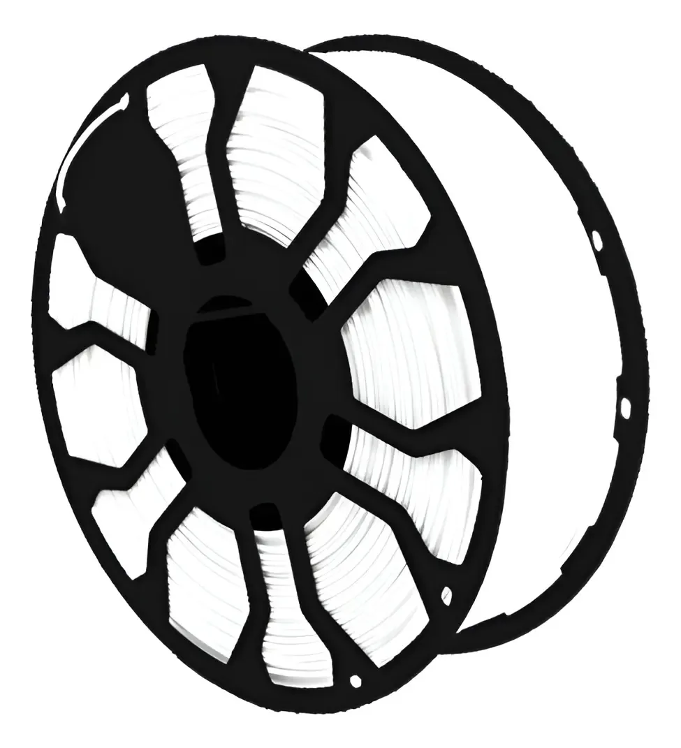 Filamento Pla Hellbot Ecofila Lock, 1 kg, impressão 3D, branco intenso