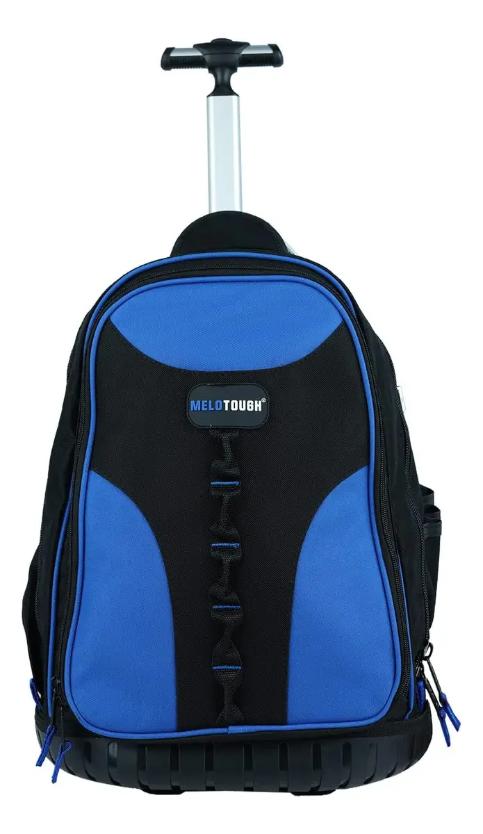 Mochila de ferramentas automotivas organizada com rodas