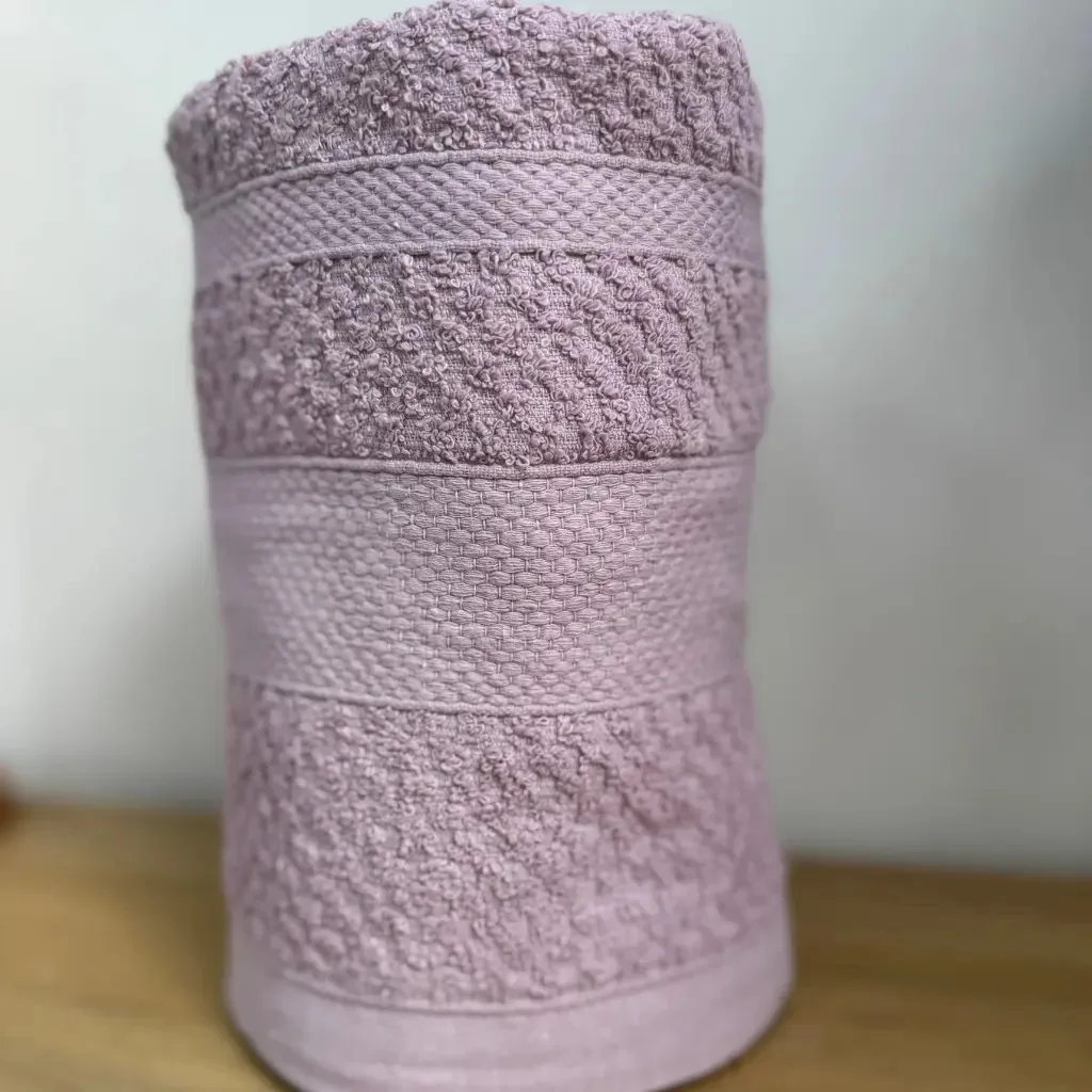 Conjunto de toalhas e toalhas Blanqueria Home Color Lilac 100% algodão 400 gr