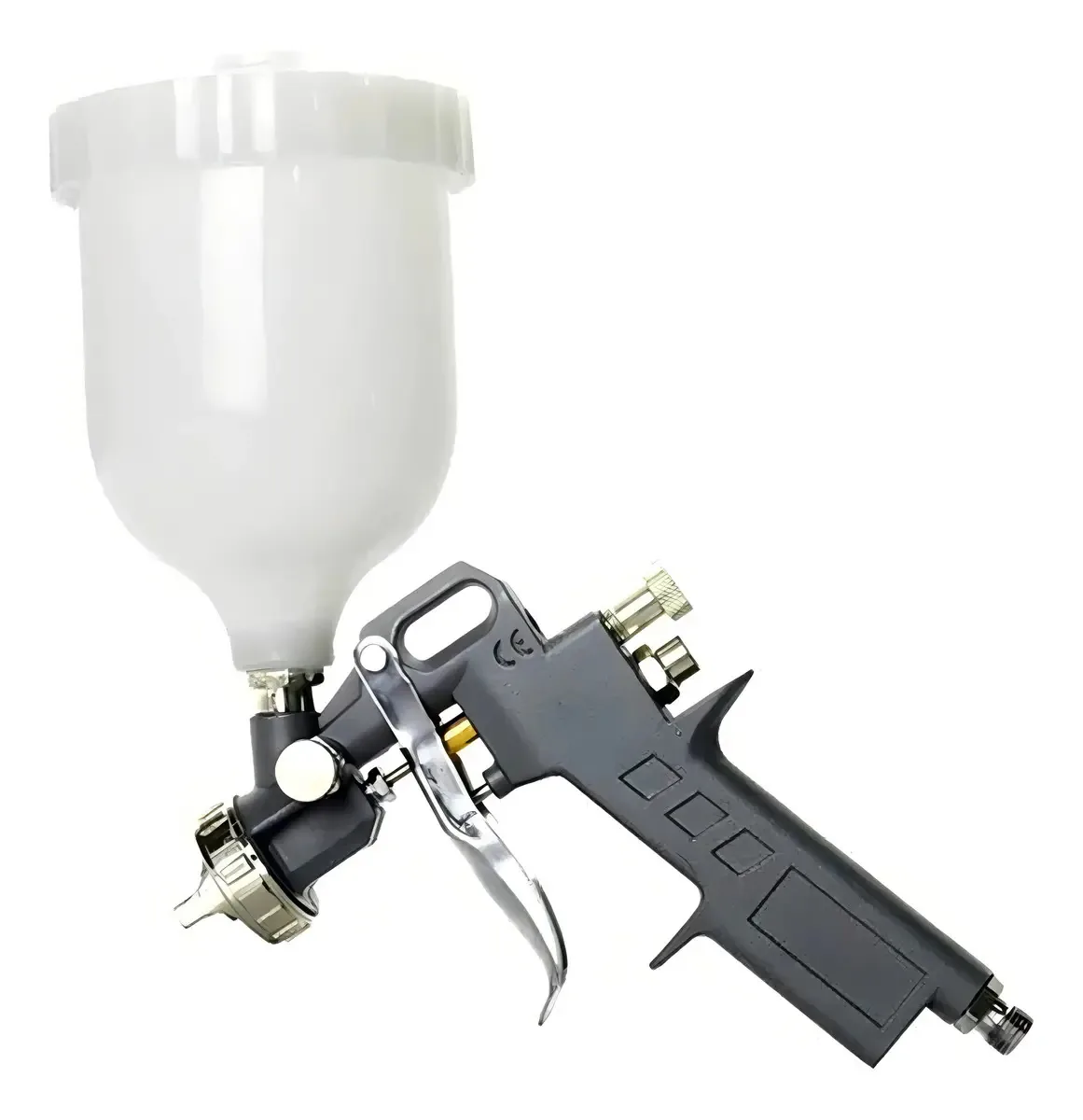Pistola Pintura P/compressor Gravidade + Filtro Engate Ar