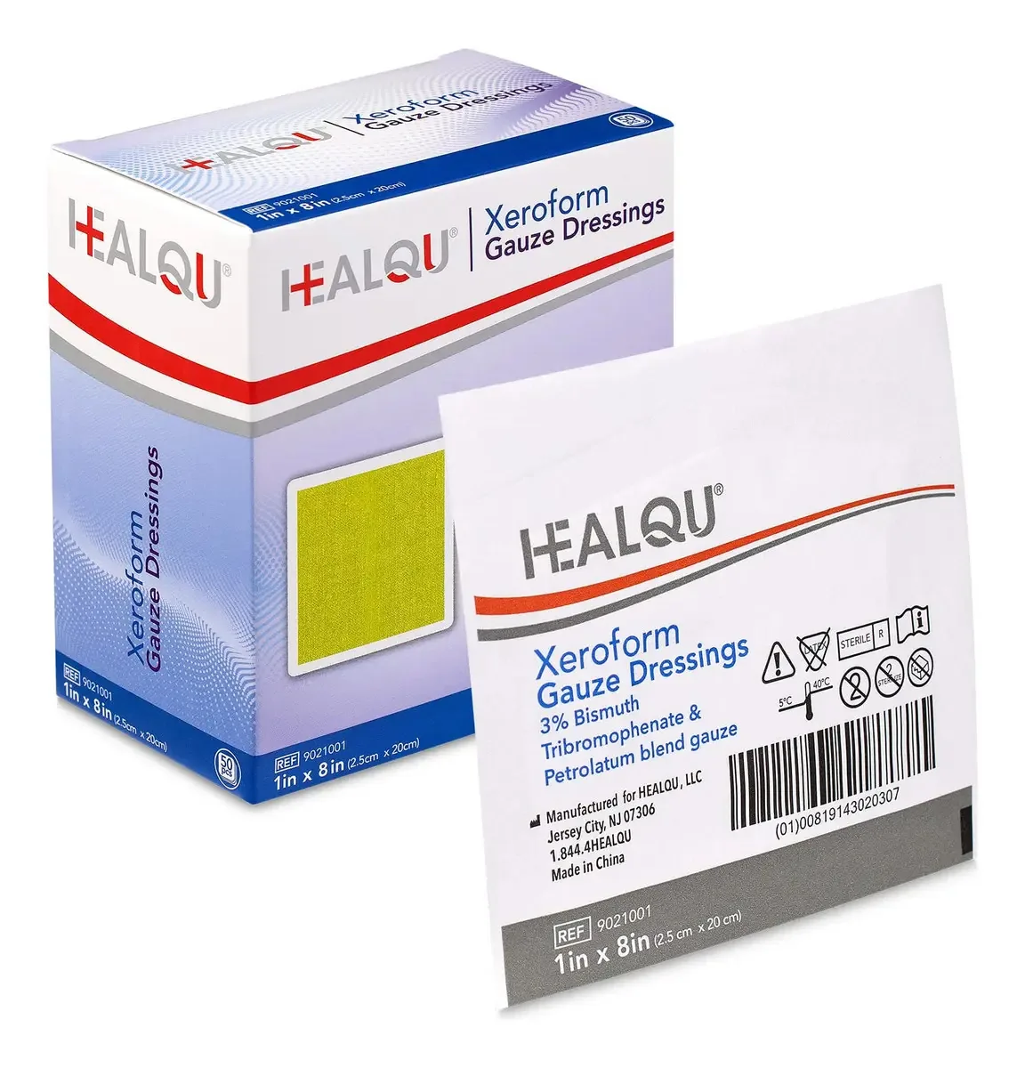 Healau Xeroform - Molhos de gaze com tribromofenato Petr