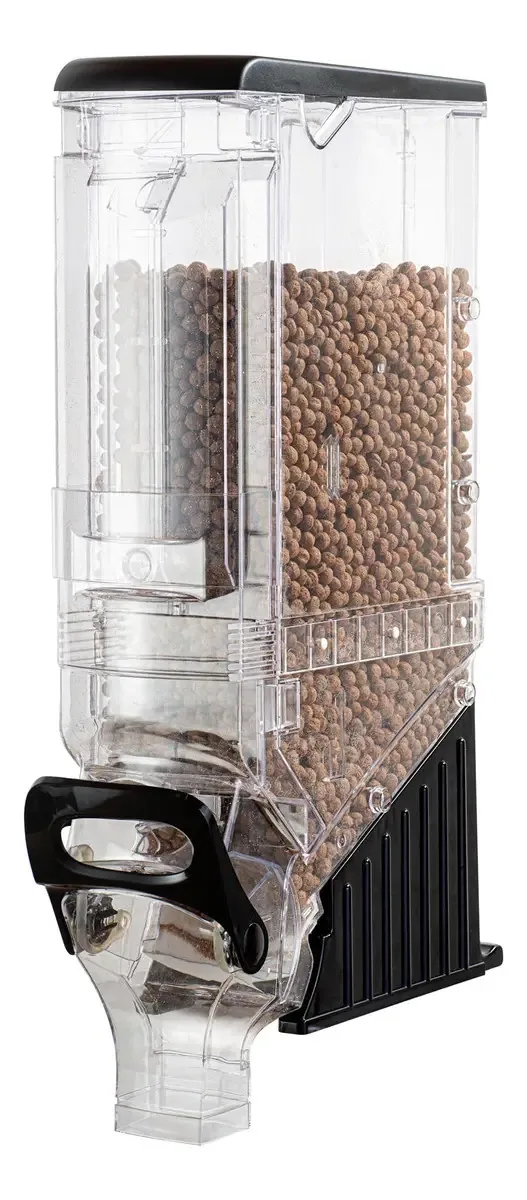 Dispensador de cereais hermético de 19 litros com suporte