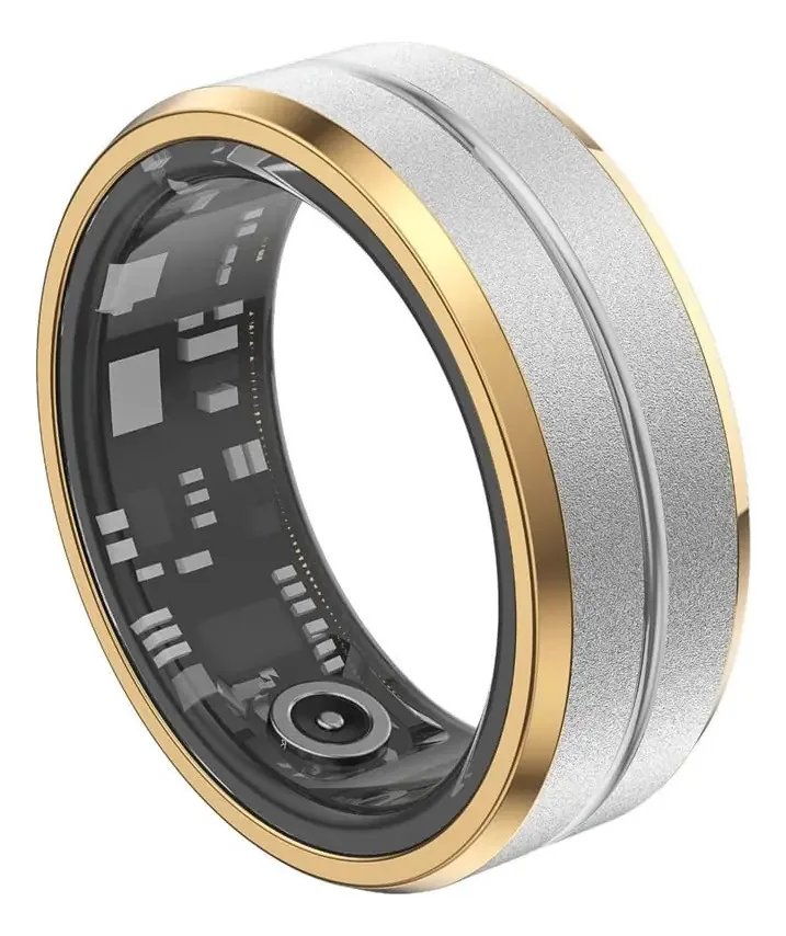 Rastreador de saúde Smart Ring sem aplicativo de assinatura, pedômetro Sleep Ring, contador de passos, contador de passos, anel de fitness à prova d'água IP68, 5 a 7 dias de duração da bateria,...
