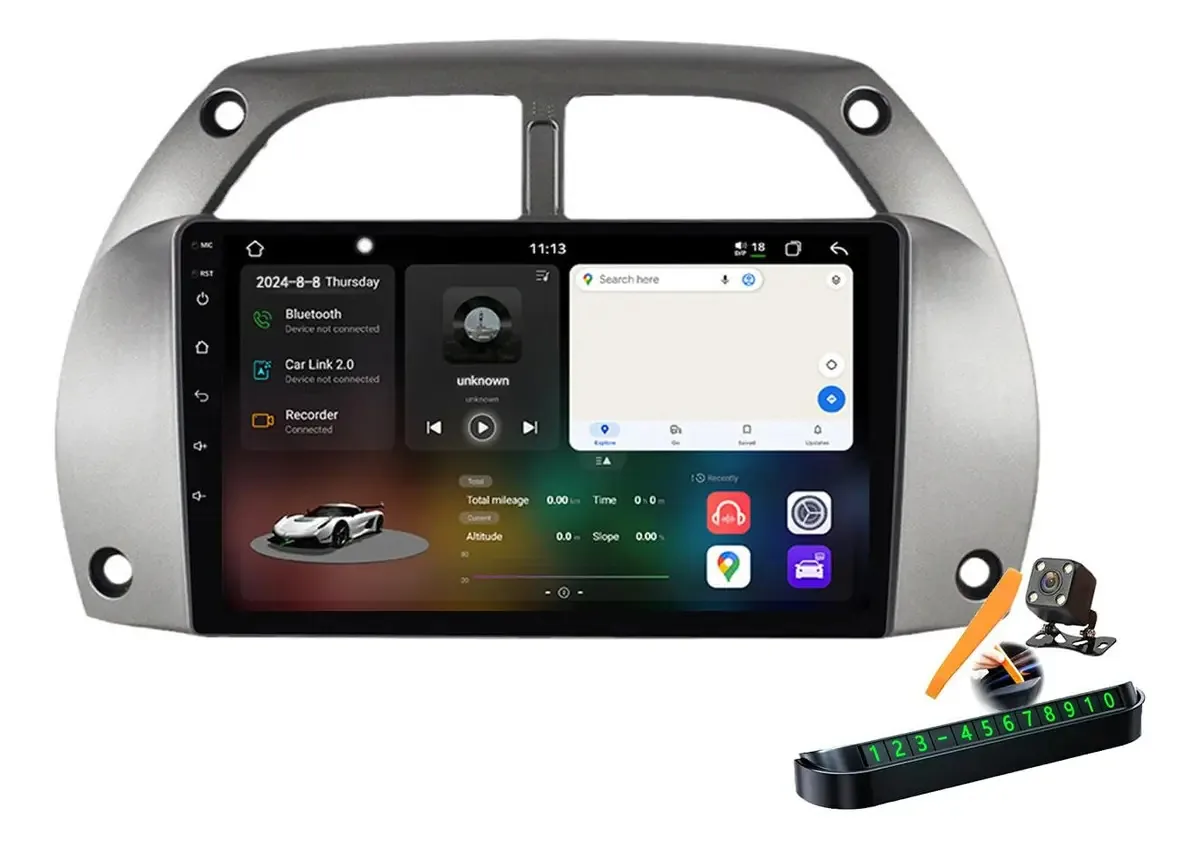 YLOXFW Sistema Multimídia para Veículos - Modelo X1 - Cor Preto - Conectividade Bluetooth e Tela Touch 7" - Áudio de Alta Qualidade.