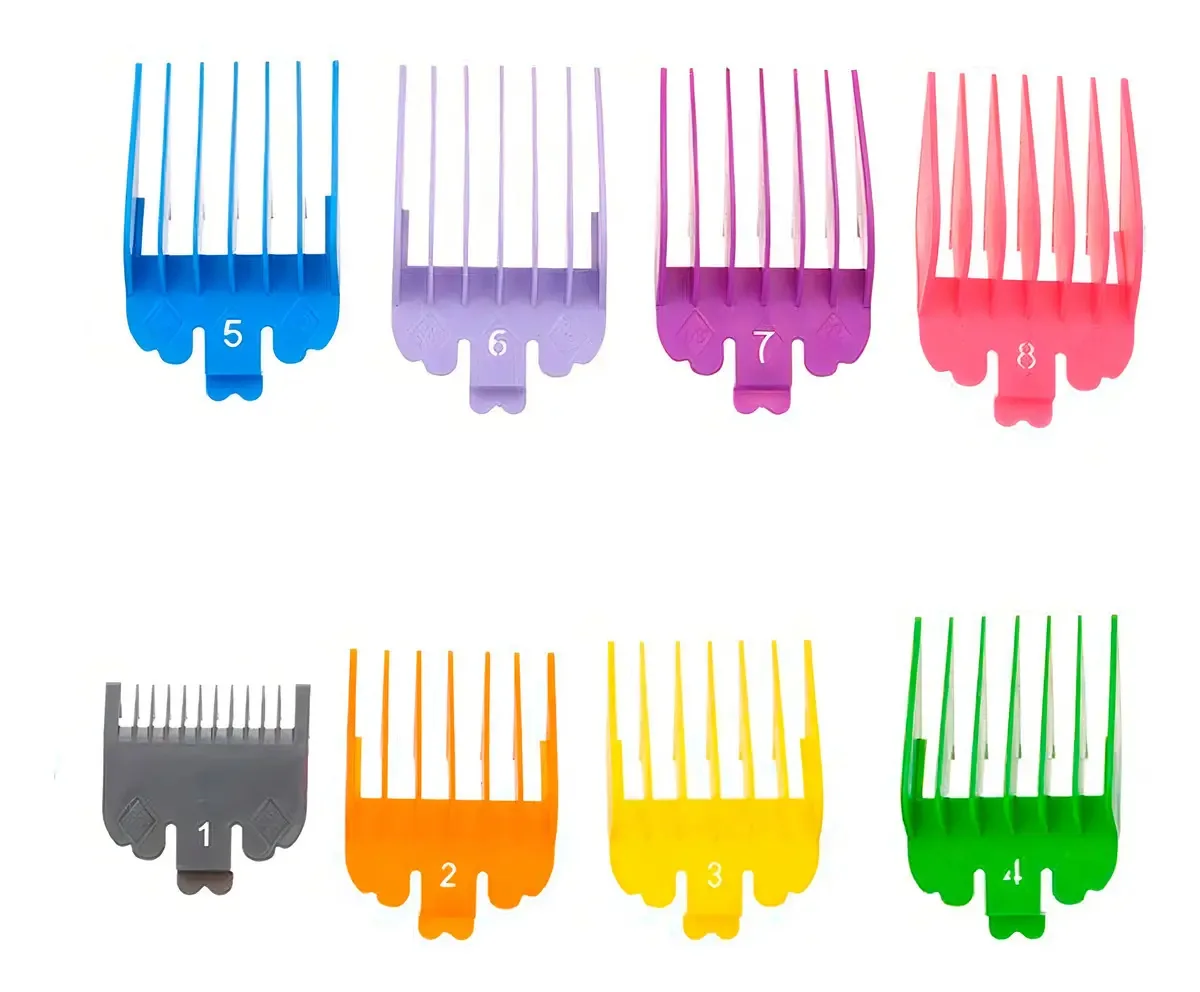 Kit 8 Pentes De Altura Para Máquinas De Corte Colorido